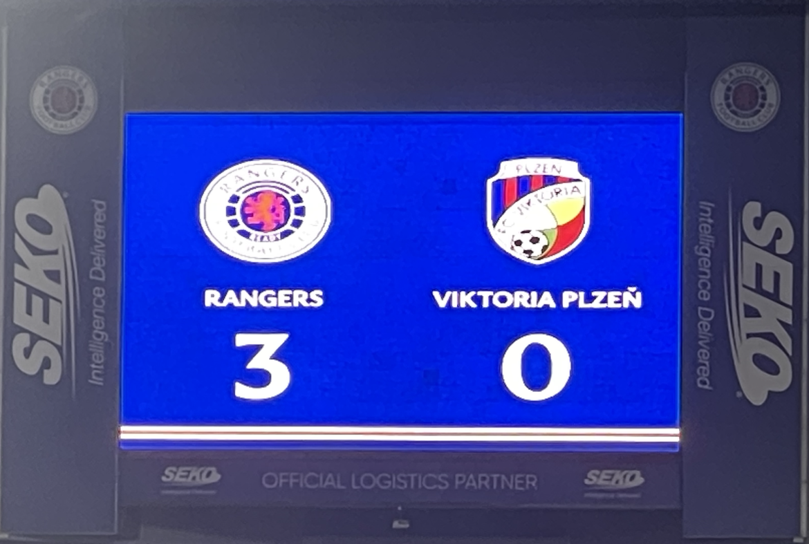 Czeching In or Czeching Out – Rangers 3-0 Viktoria Pilzen