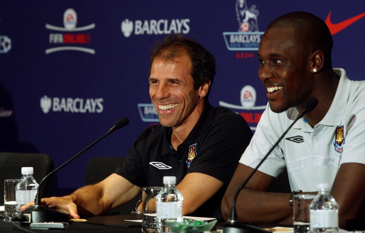 Carlton Cole names Zola as the manager who got the best out of him at West Ham