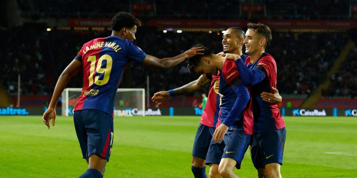 Man City shortlist "amazing" Raphinha with Barca reluctantly open to sale